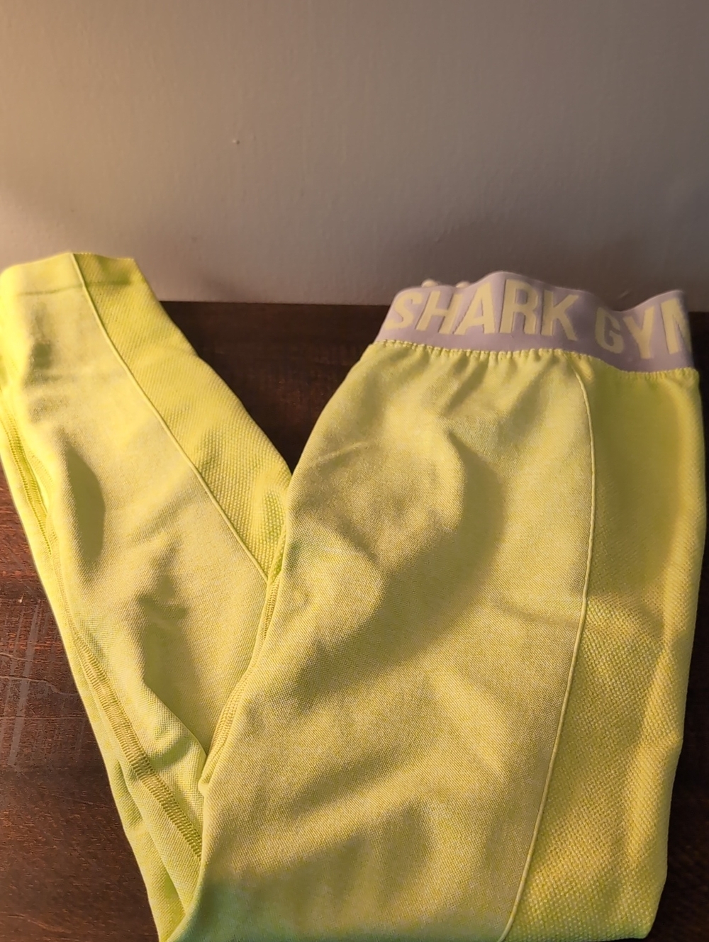 Gymshark Womens Neon Yellow Active Leggings
